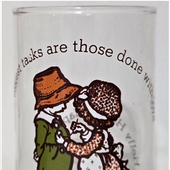 Vintage Holly Hobbie Cup Happy Talk Glass Limited Edition Coca-Cola - Picture 3 of 15